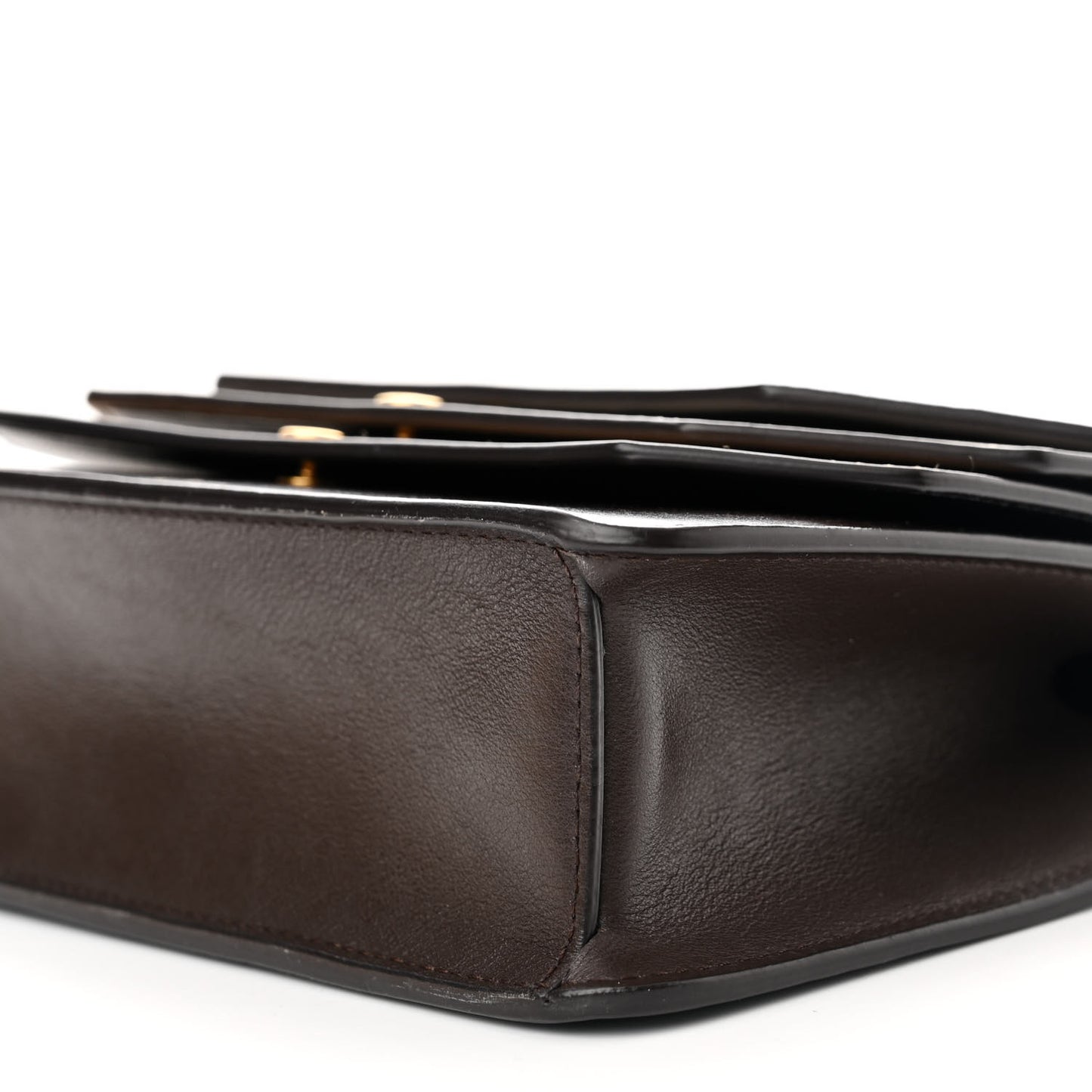 Smooth Calfskin Multiflap Chain Clutch Oxblood Multicolor