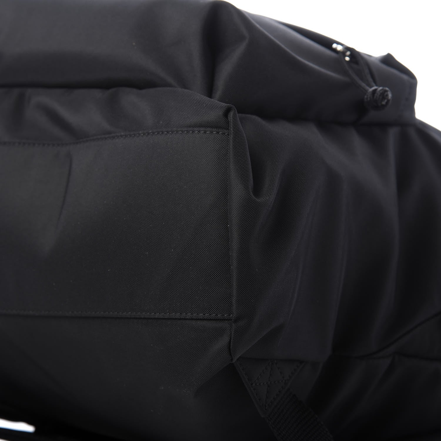 Balenciaga Recycled Sport Nylon Logo Embroidered Wheel Backpack Black Cyan 6 of 7