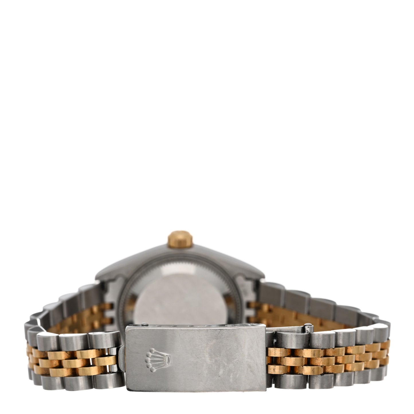 Stainless Steel 18K Yellow Gold Diamond 26mm Oyster Perpetual Datejust Watch White 79173