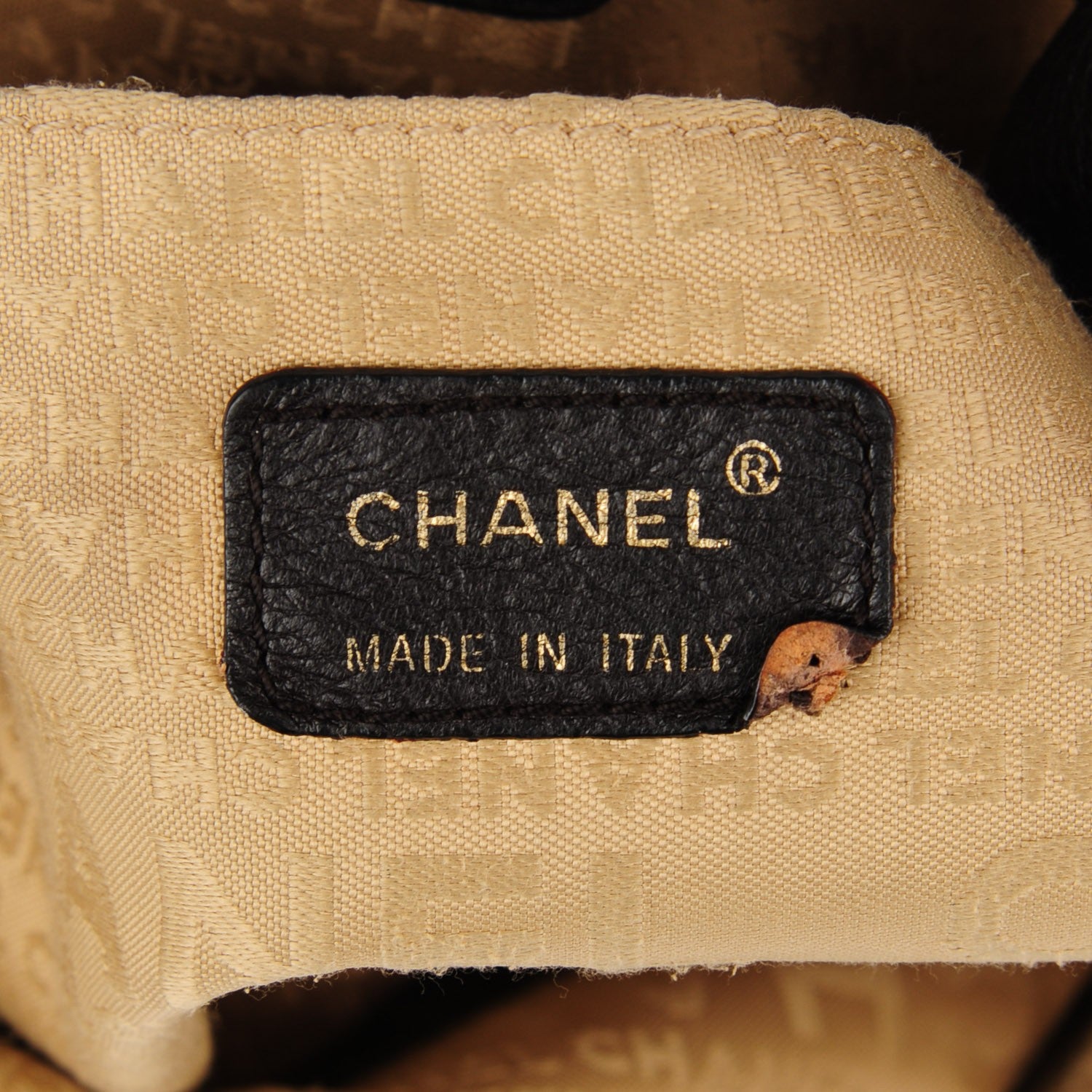 Chanel Deerskin Tote Brown 5 of 7