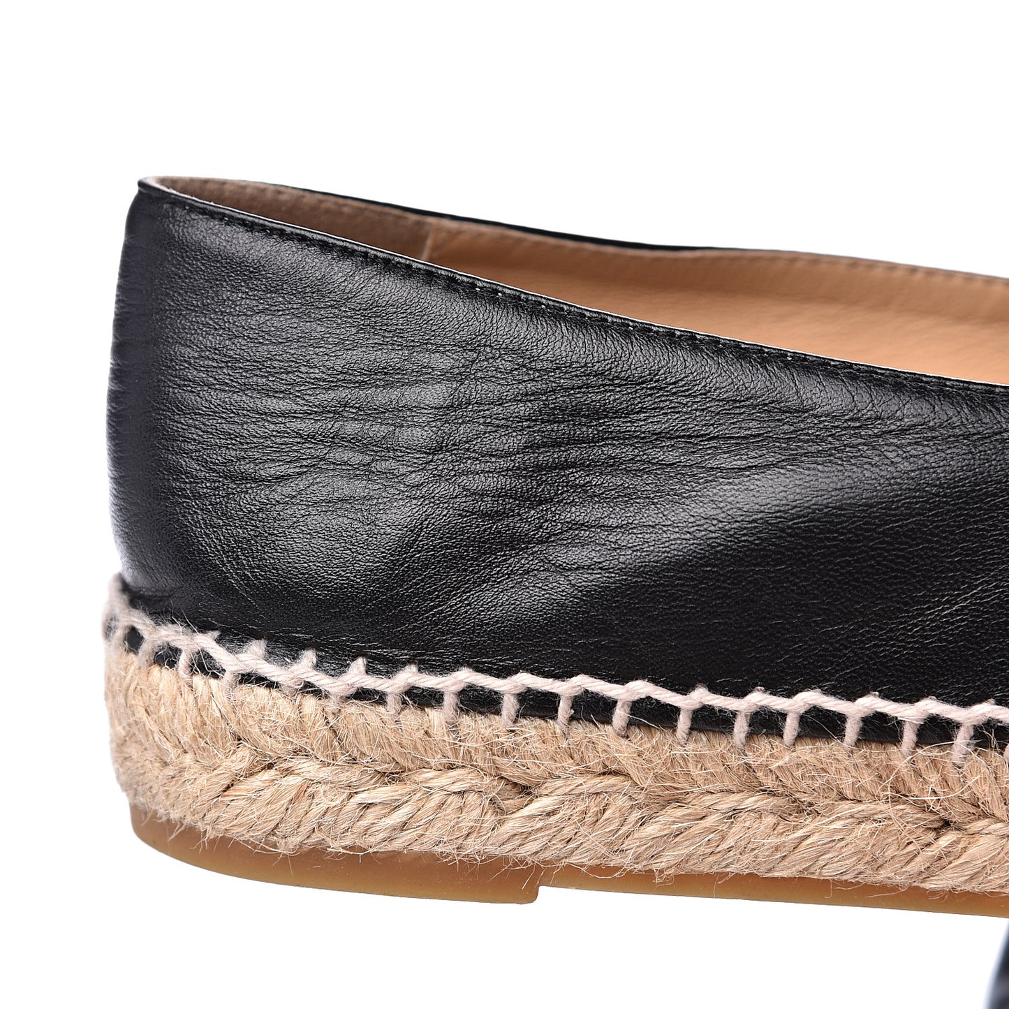 Lambskin CC Espadrilles 39 Black