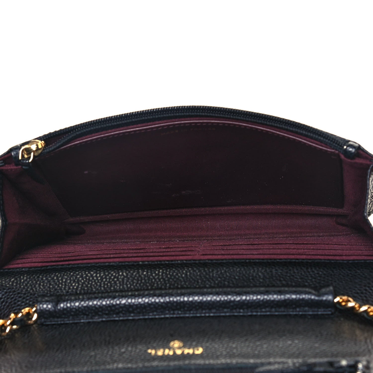 Chanel Caviar Quilted Wallet On Chain WOC Black 5 of 16
