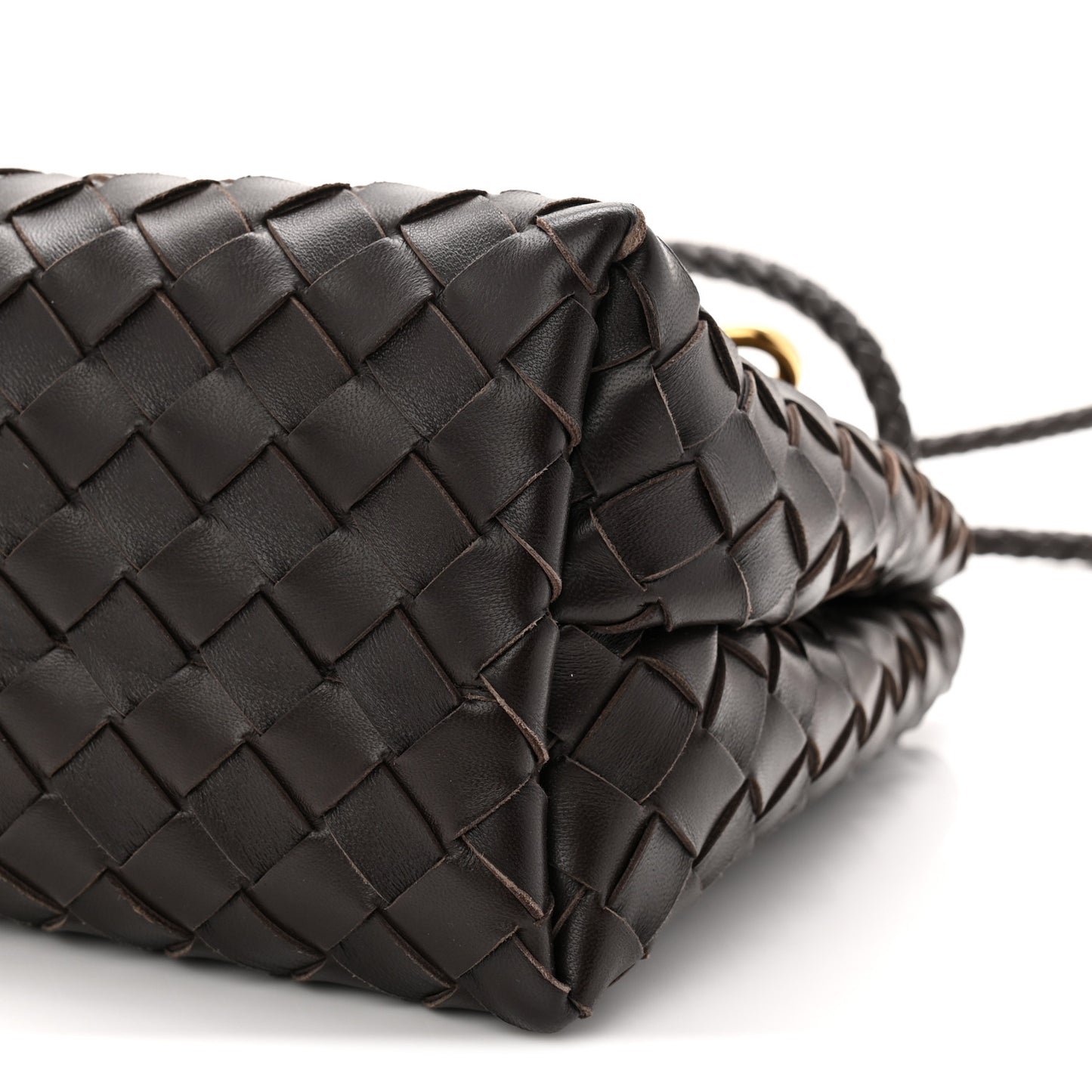 Nappa Intrecciato Small Andiamo Shoulder Bag Fondant