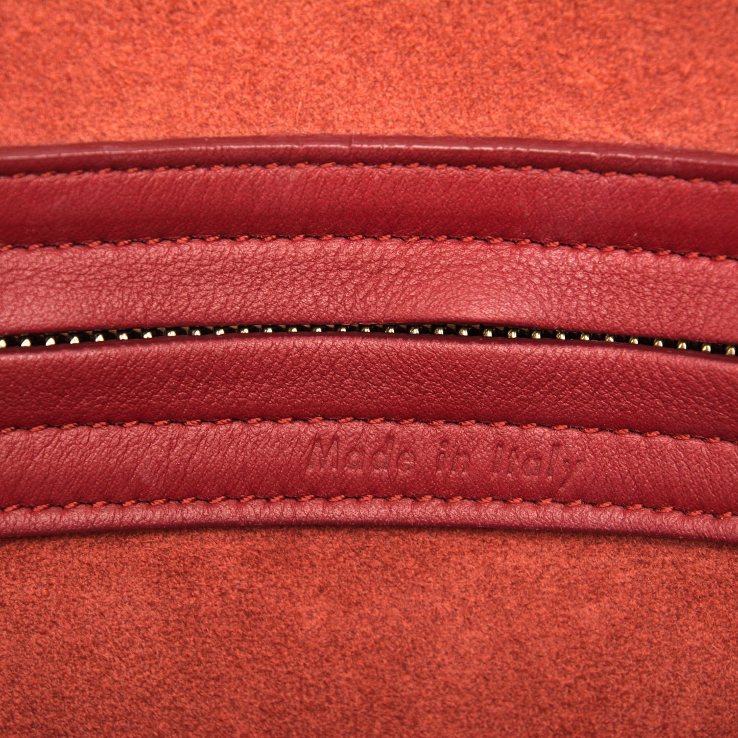 Supple Calfskin Medium Phantom Luggage Red