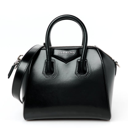 Givenchy Shiny Lord Calfskin Mini Antigona Black 1 of 10