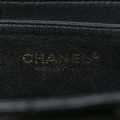 Chanel Caviar Quilted Jumbo Kelly Flap Black 6 of 13