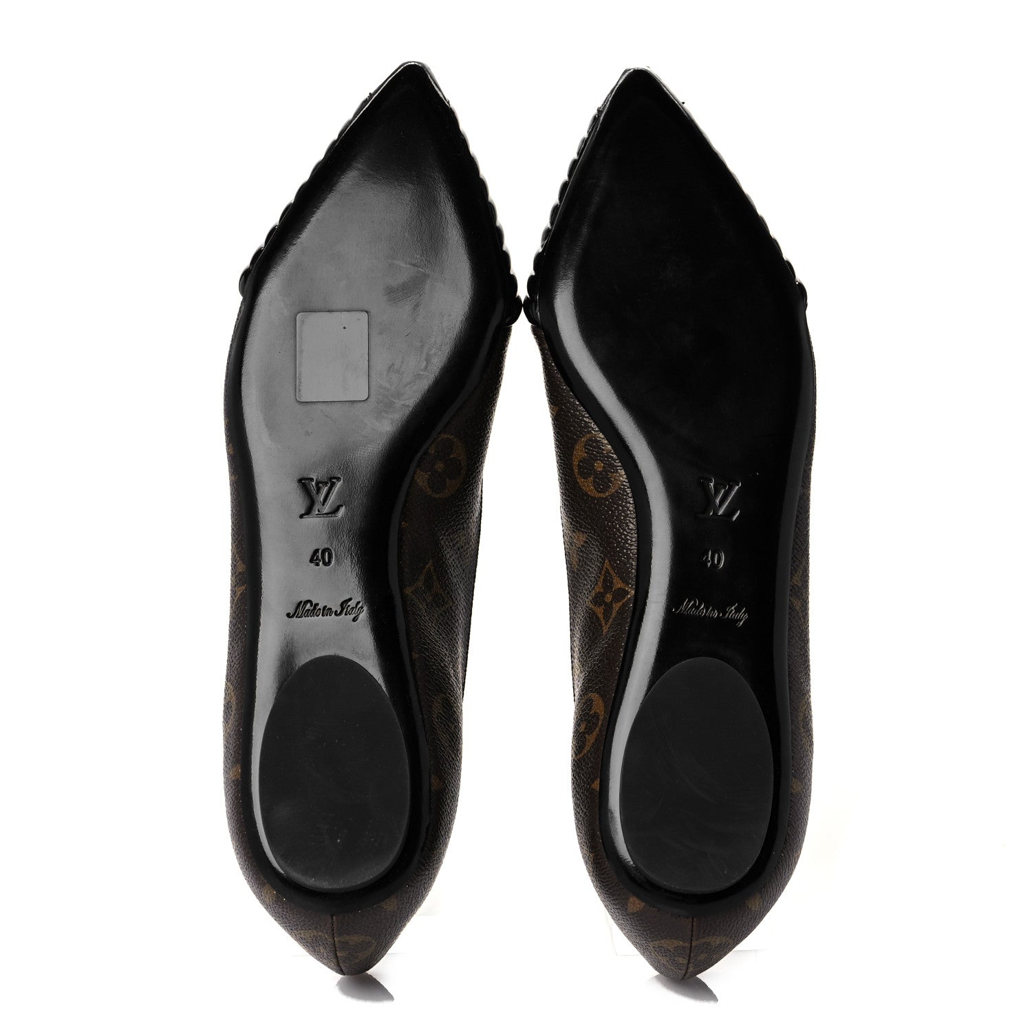 Louis Vuitton Monogram Inspired Ballerina Flats 40 5 of 7