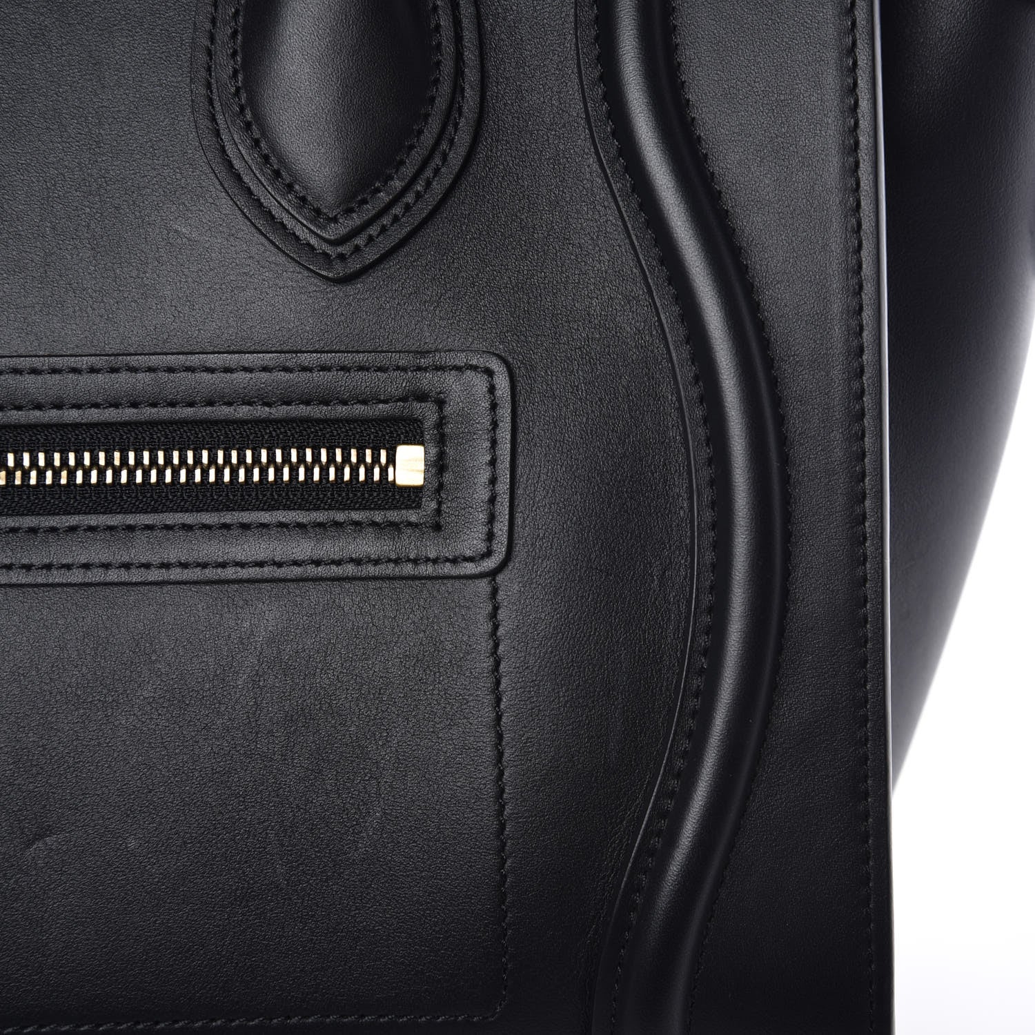 Celine Smooth Calfskin Micro Luggage Black 11 of 14