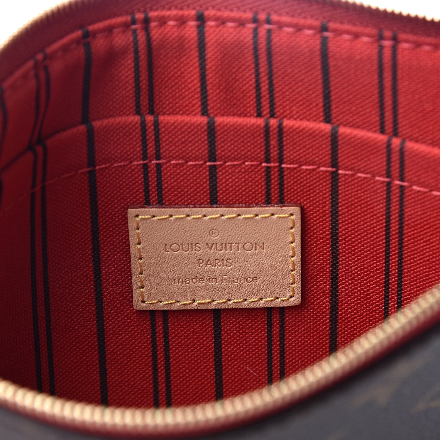 Louis Vuitton Monogram Neverfull MM GM Pochette Cherry 5 of 5