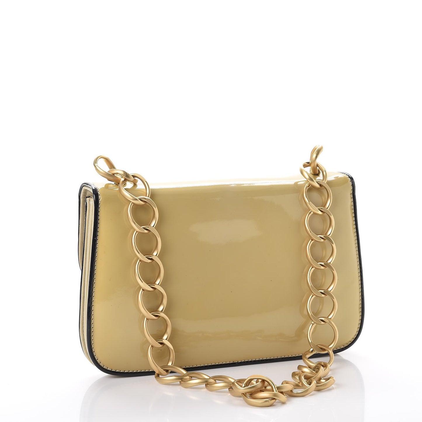 Patent Striped Mademoiselle Flap Multicolor