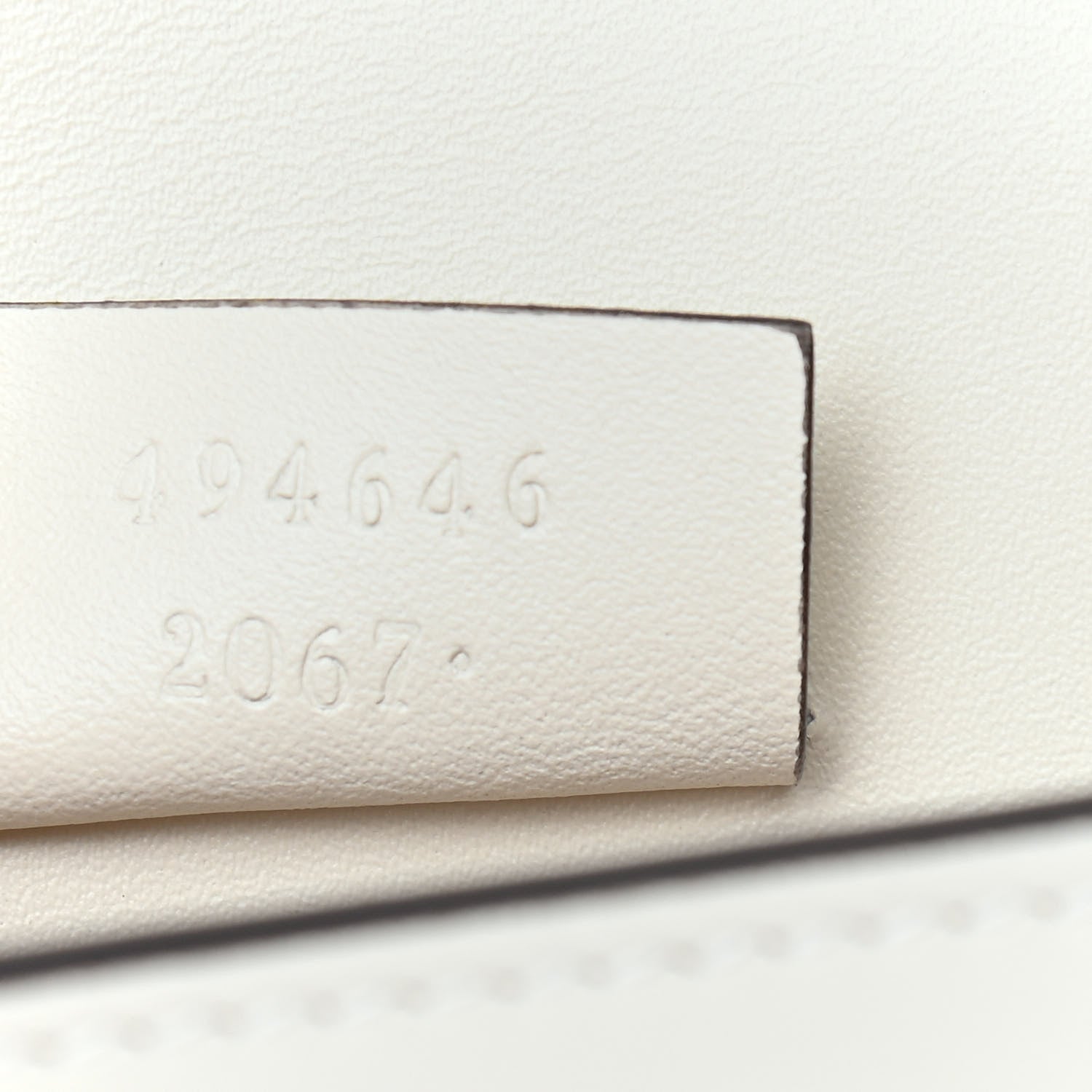 Gucci Calfskin Super Mini Sylvie Chain Shoulder Bag White 7 of 9