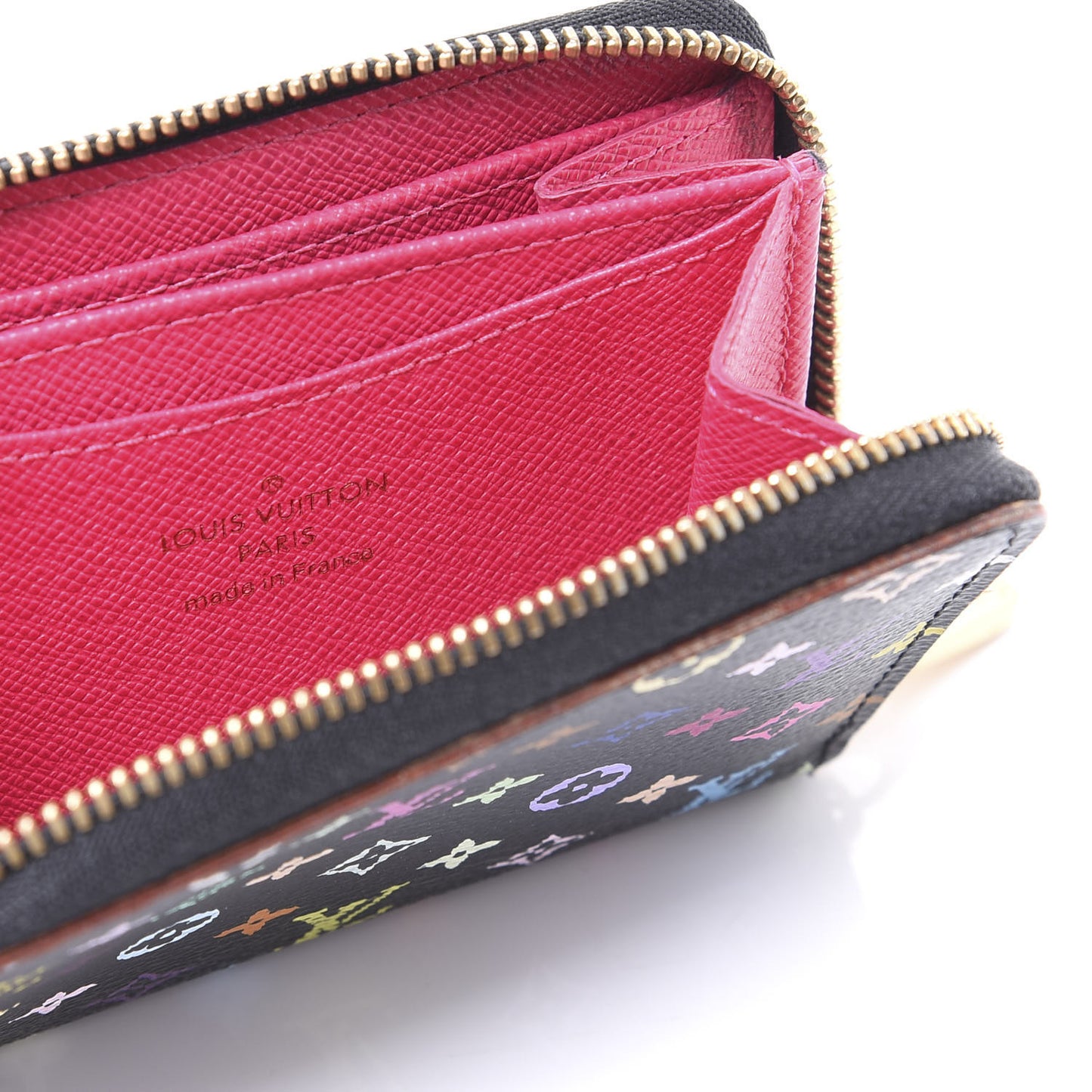 Monogram Multicolor Zippy Coin Purse Black Grenade