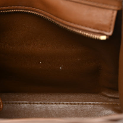 Celine Smooth Calfskin Nano Tri-Color Luggage Brown 12 of 20