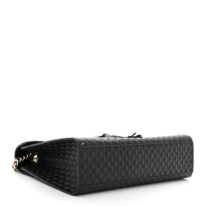 Gucci Microguccissima Medium Emily Chain Shoulder Bag Black 4 of 11