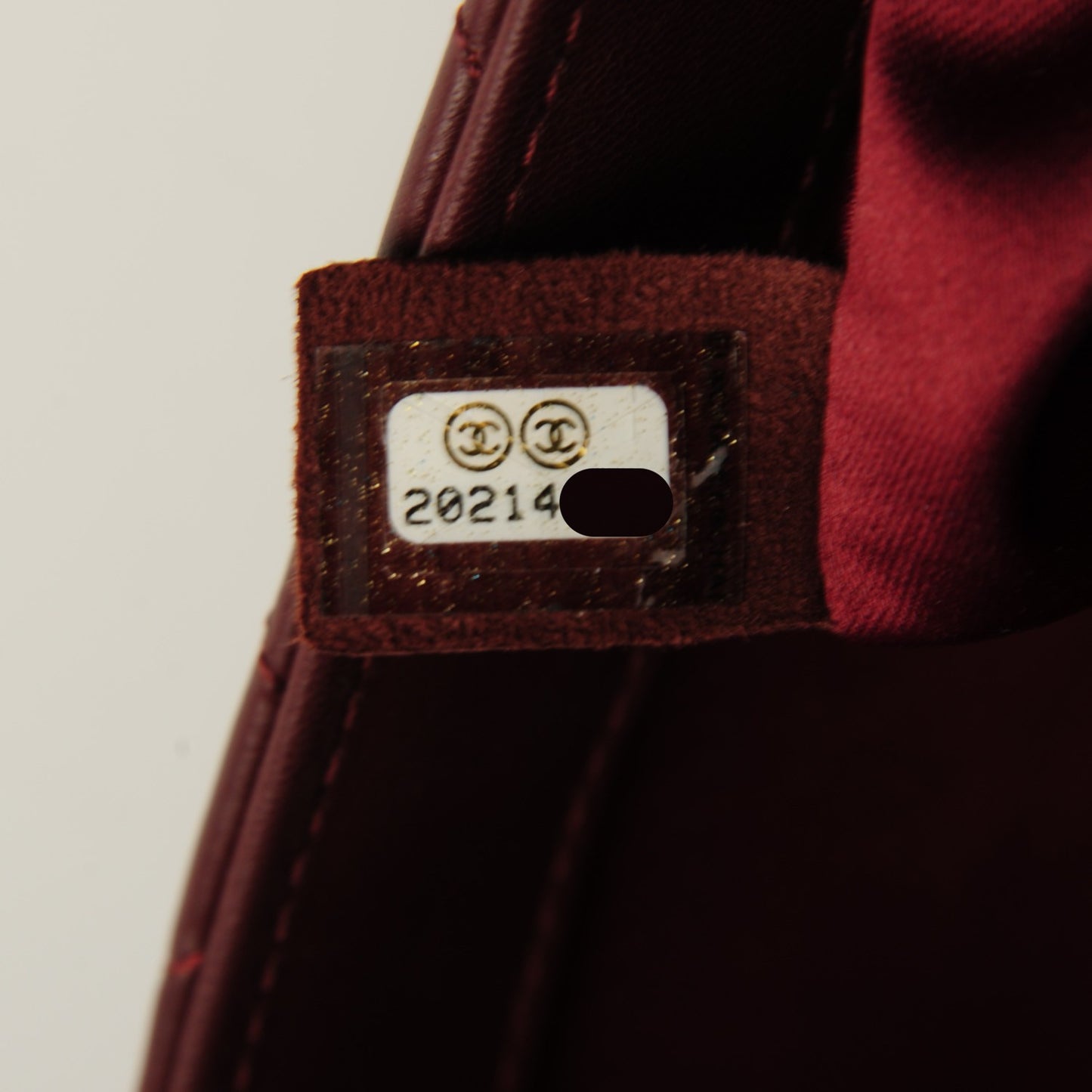 Lambskin Quilted Large Around Pockets Flap Burgundy