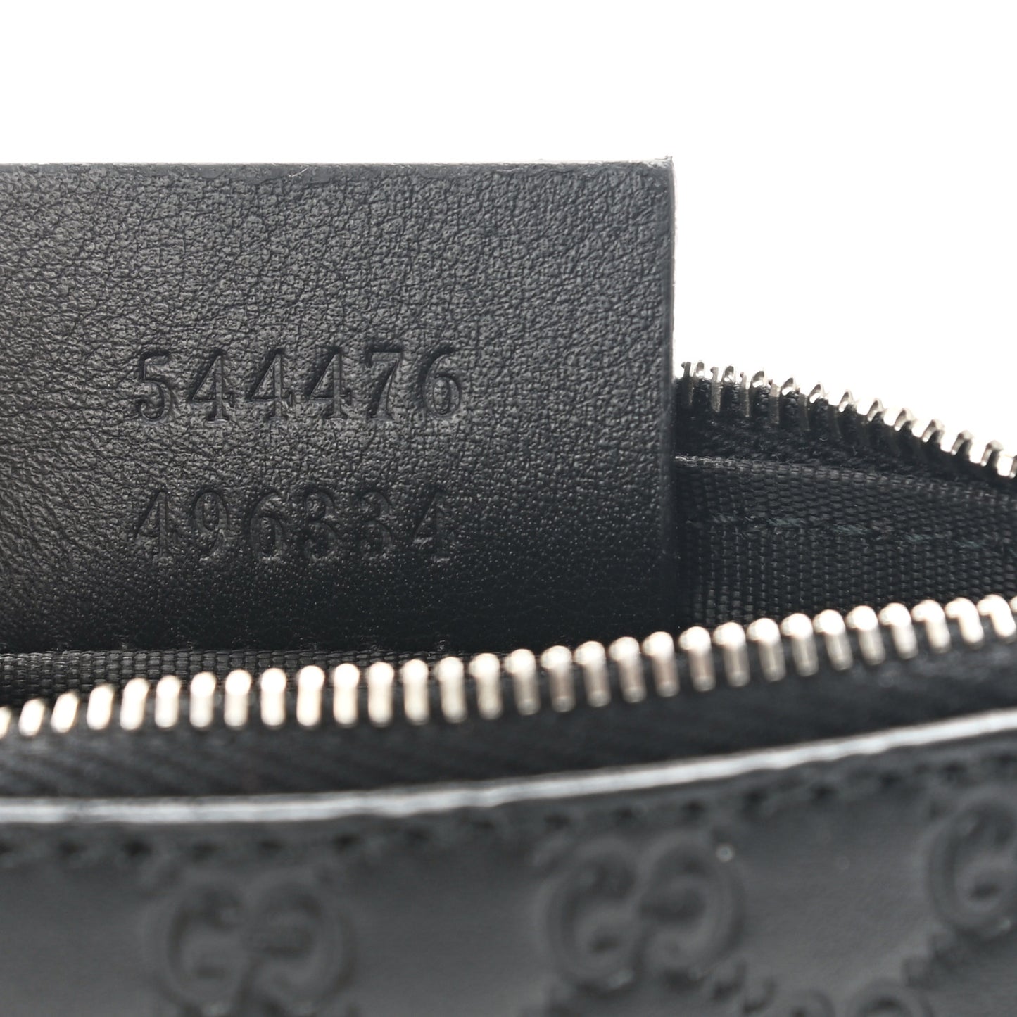 Microguccissima Key Ring Coin Case Black