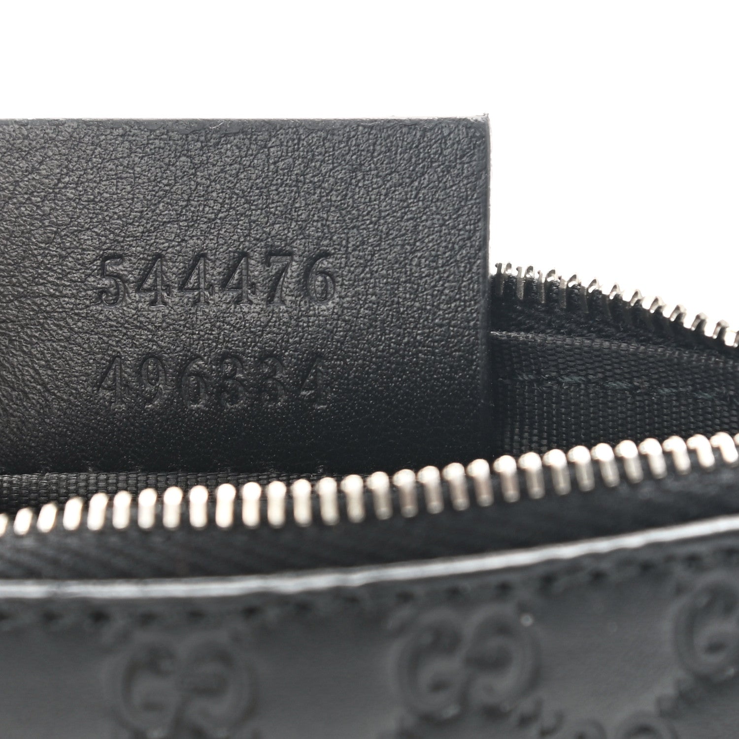 Gucci Microguccissima Key Ring Coin Case Black 7 of 8