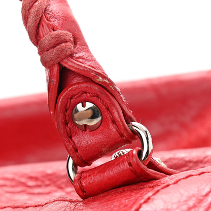 Balenciaga Agneau Giant 12 Silver Hardware Mini City Rouge Cardinal 17 of 21