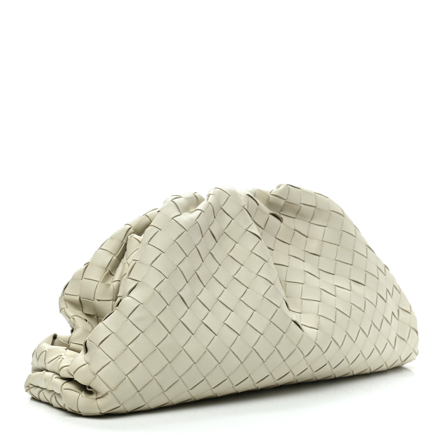 Nappa Maxi Intrecciato The Pouch Oversized Clutch Plaster