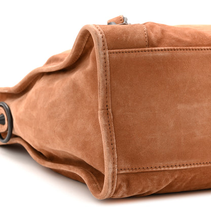 Balenciaga Waxed Suede Calfskin Classic Hardware Medium Le City Camel 9 of 10