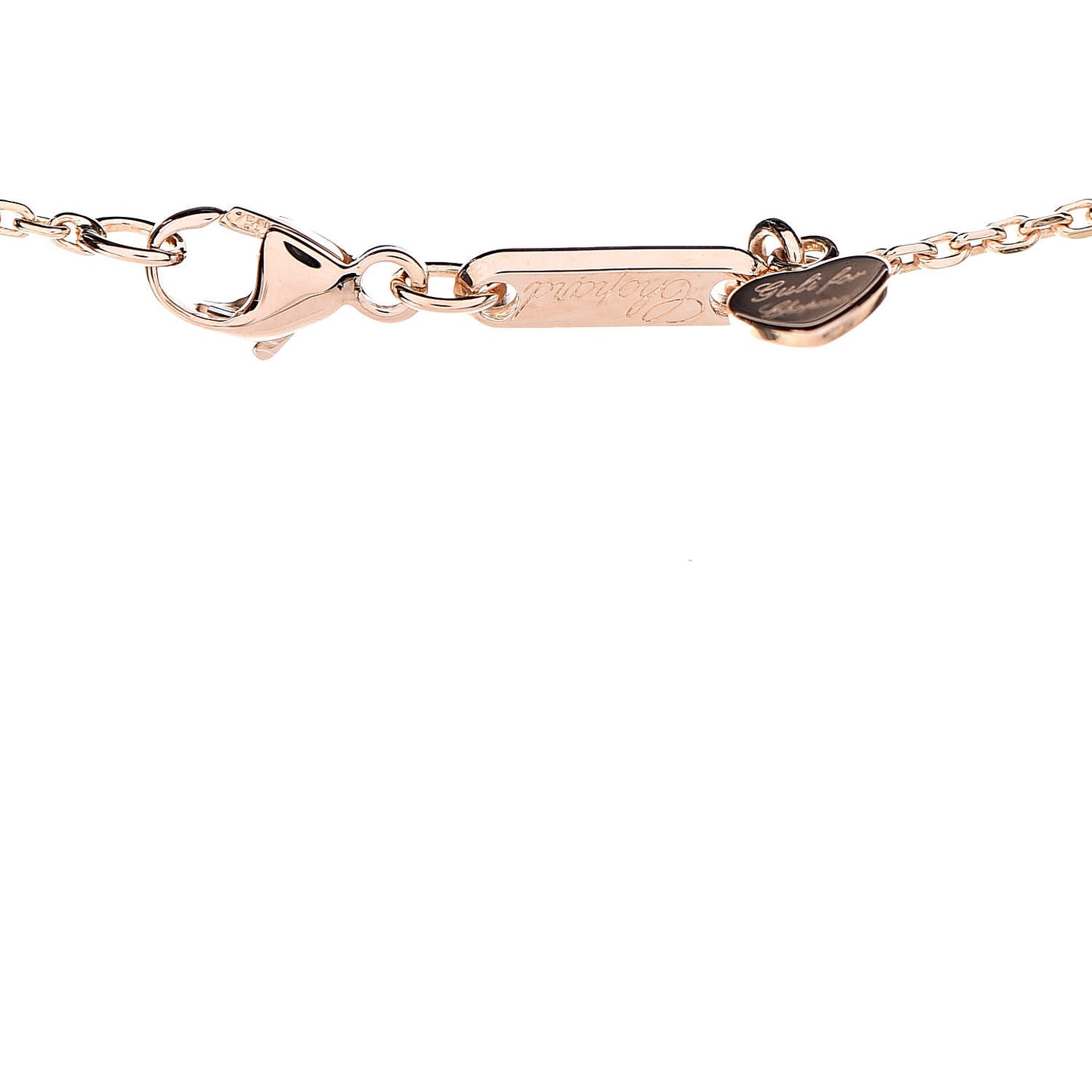 18K Rose Gold Heart Pendant Necklace
