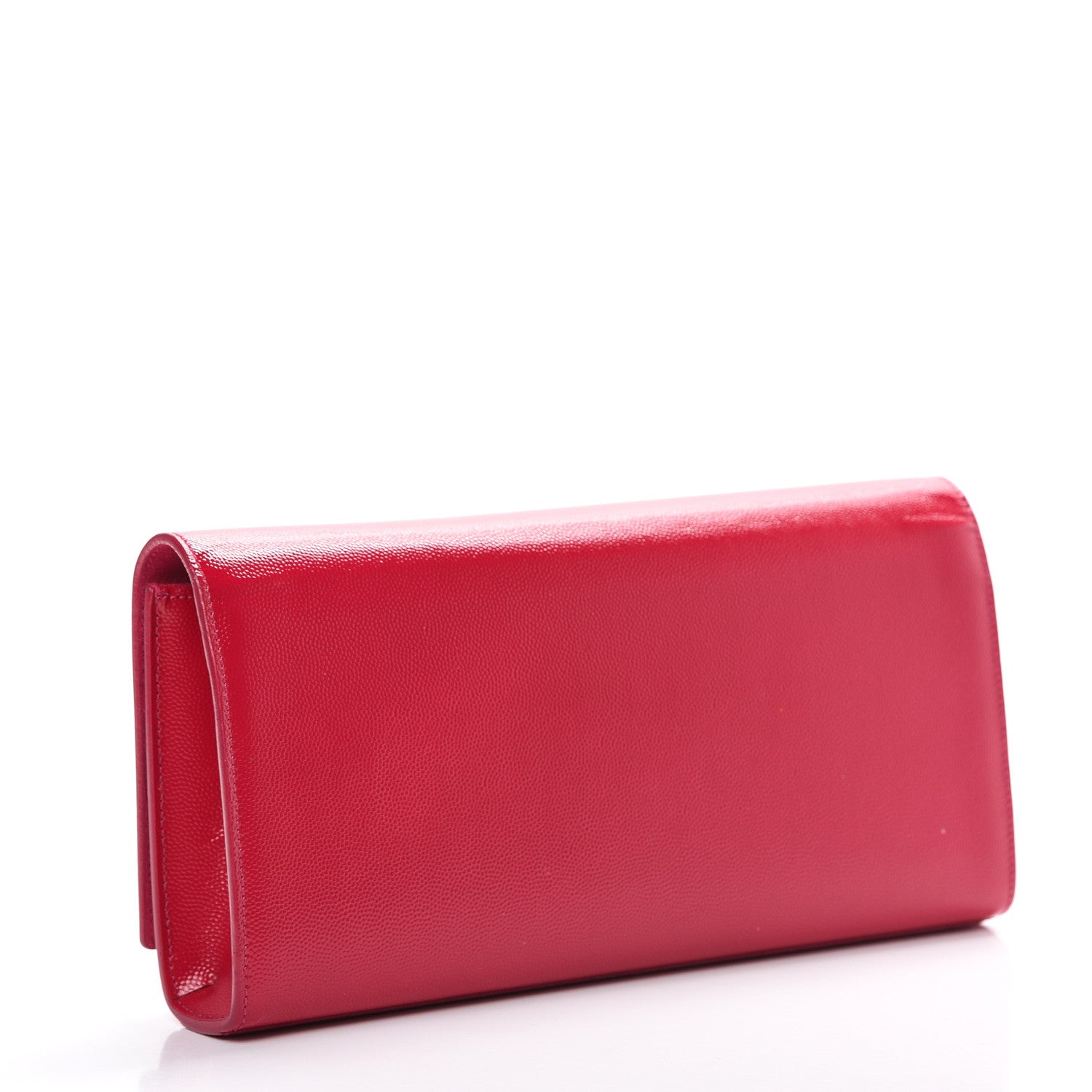 Saint Laurent Grain De Poudre Classic Monogram Cassandre Clutch Lipstick Fuchsia 2 of 10
