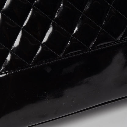 Chanel Patent Quilted Shoulder Bag Black 19 of 39