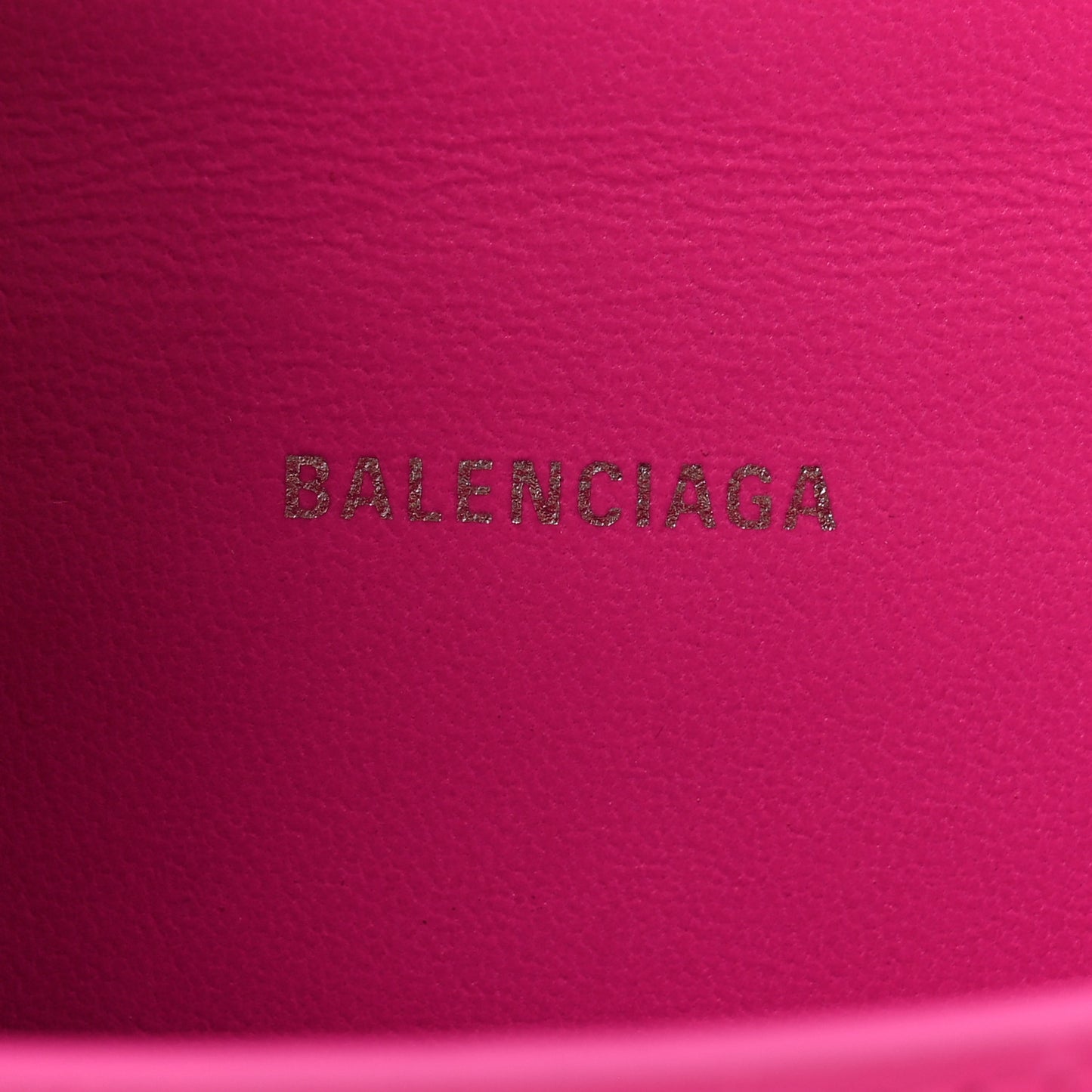 Shiny Calfskin Crocodile Embossed Hourglass Top Handle Bag XS Lipstick Pink