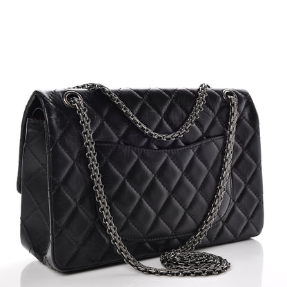 Chanel Aged Calfskin Quilted 2.55 Reissue 226 Flap Black 3 of 10