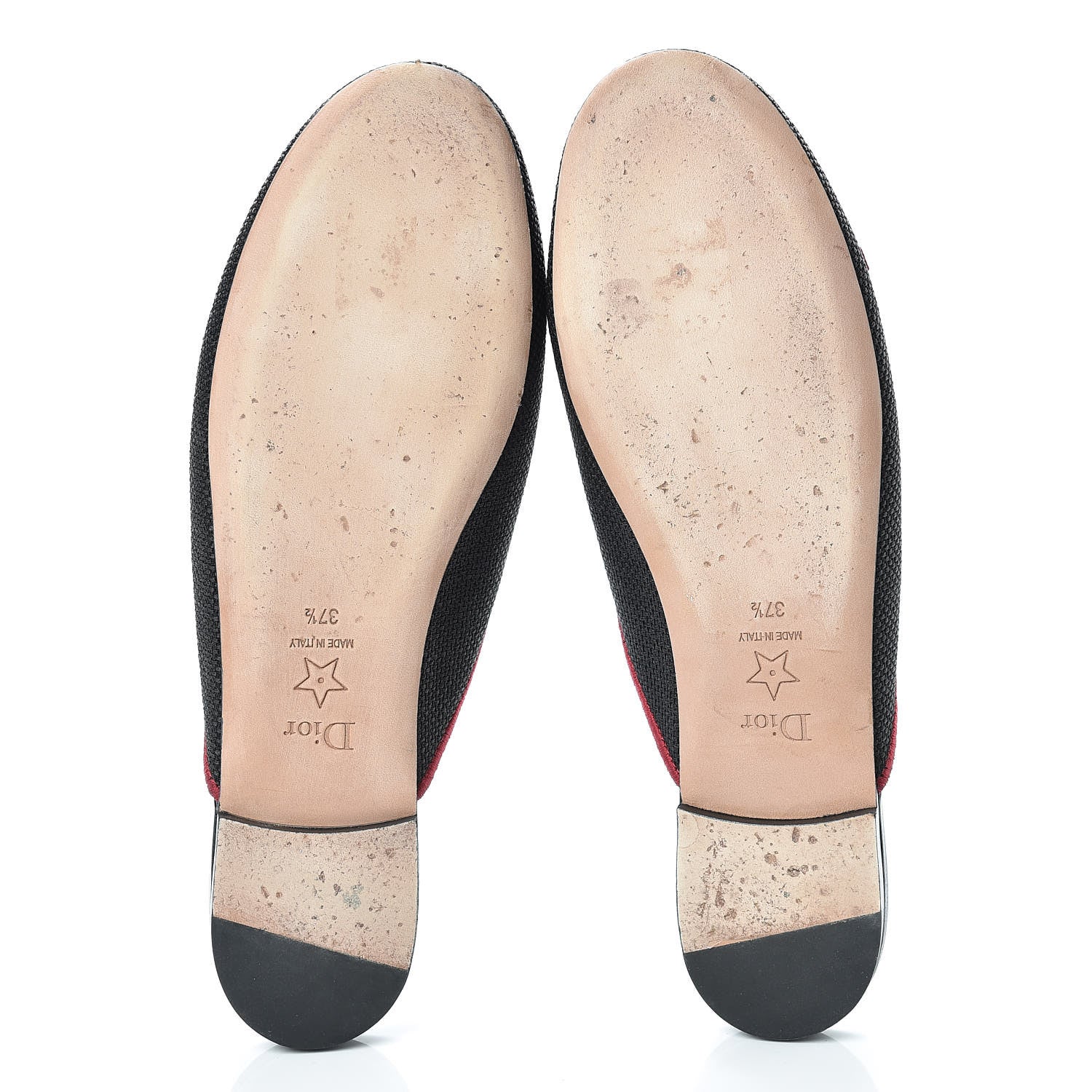 Christian Dior Embroidered Cotton Dioramour Mules 37.5 Black 7 of 16