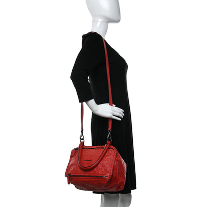 Givenchy Ostrich Small Pandora Red 3 of 9