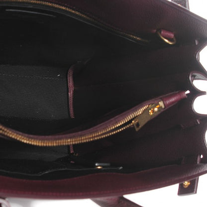 Saint Laurent Grained Calfskin Small Classic Sac De Jour Bordeaux 5 of 18