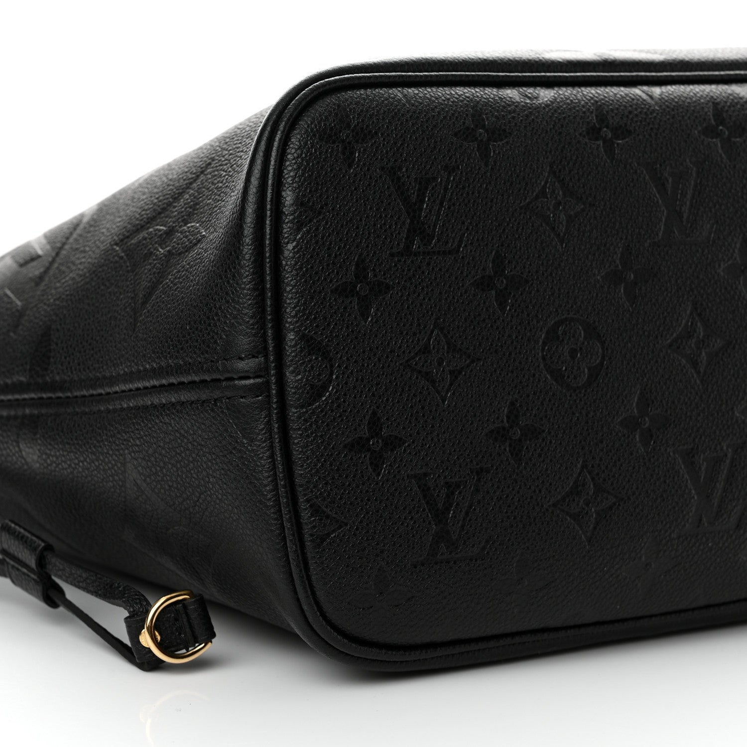 Louis Vuitton Empreinte Monogram Giant Neverfull MM Black 9 of 10