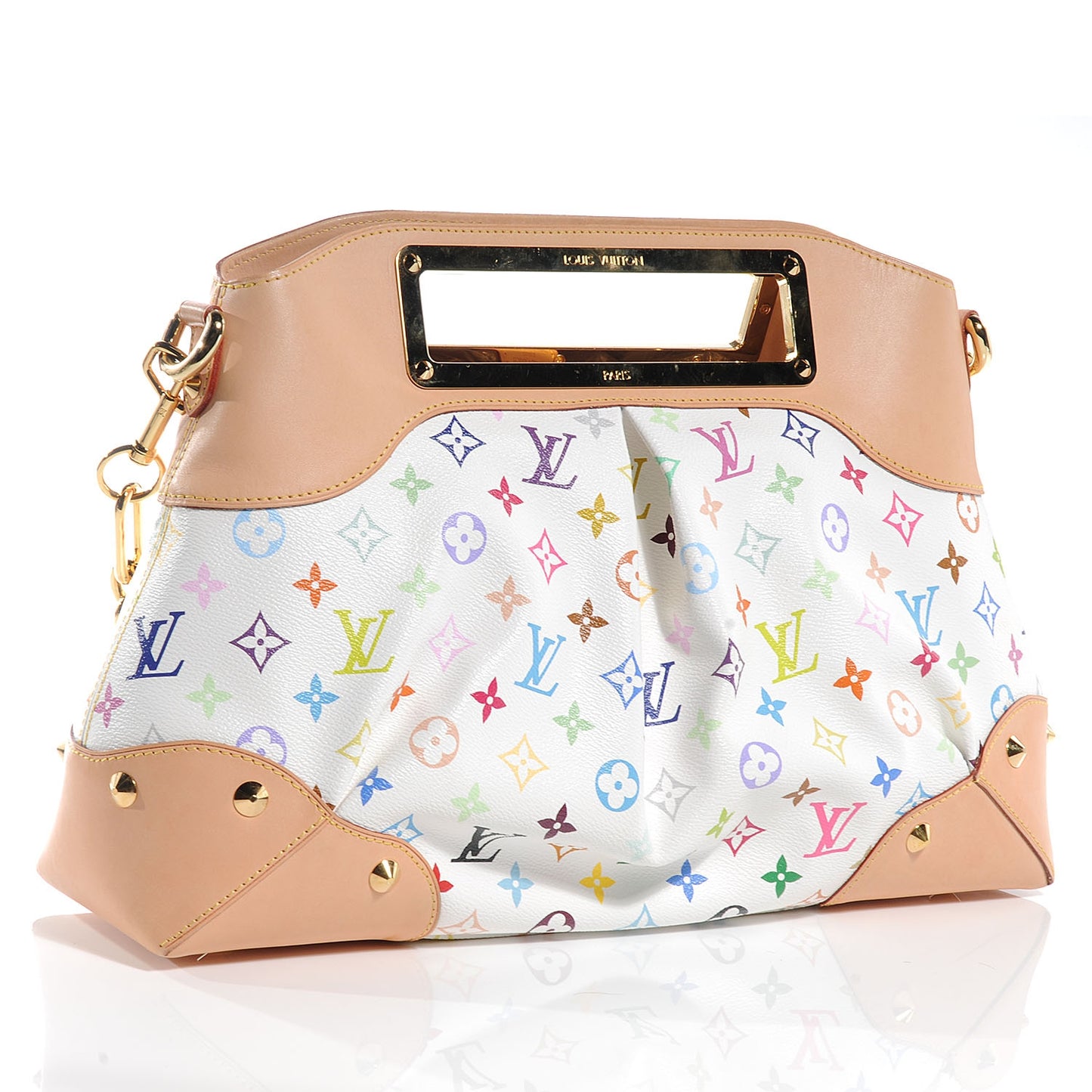 Monogram Multicolor Judy GM White