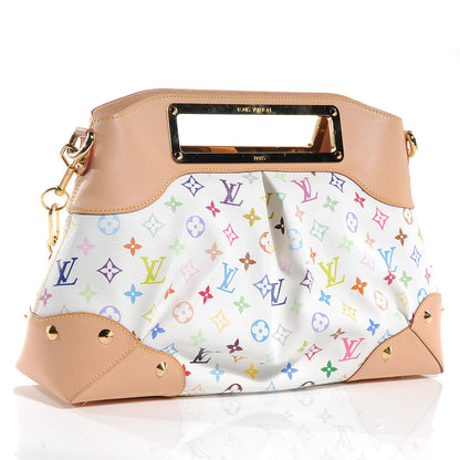 Louis Vuitton Monogram Multicolor Judy GM White 3 of 8