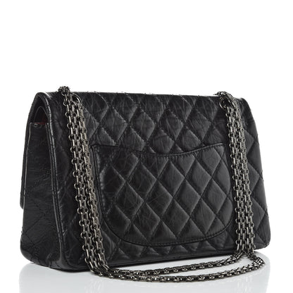 Chanel Aged Calfskin Quilted 2.55 Reissue 226 Flap Black 3 of 11