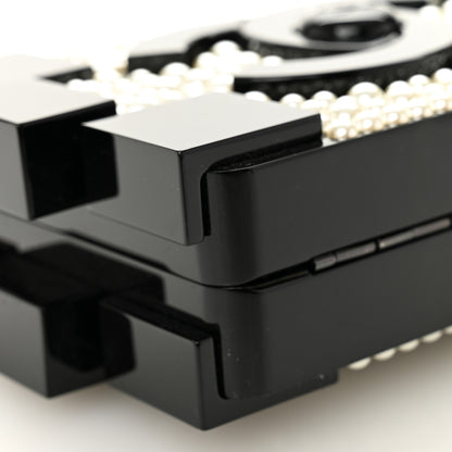 Chanel Pearl Boy Brick Lego Clutch Black 8 of 9