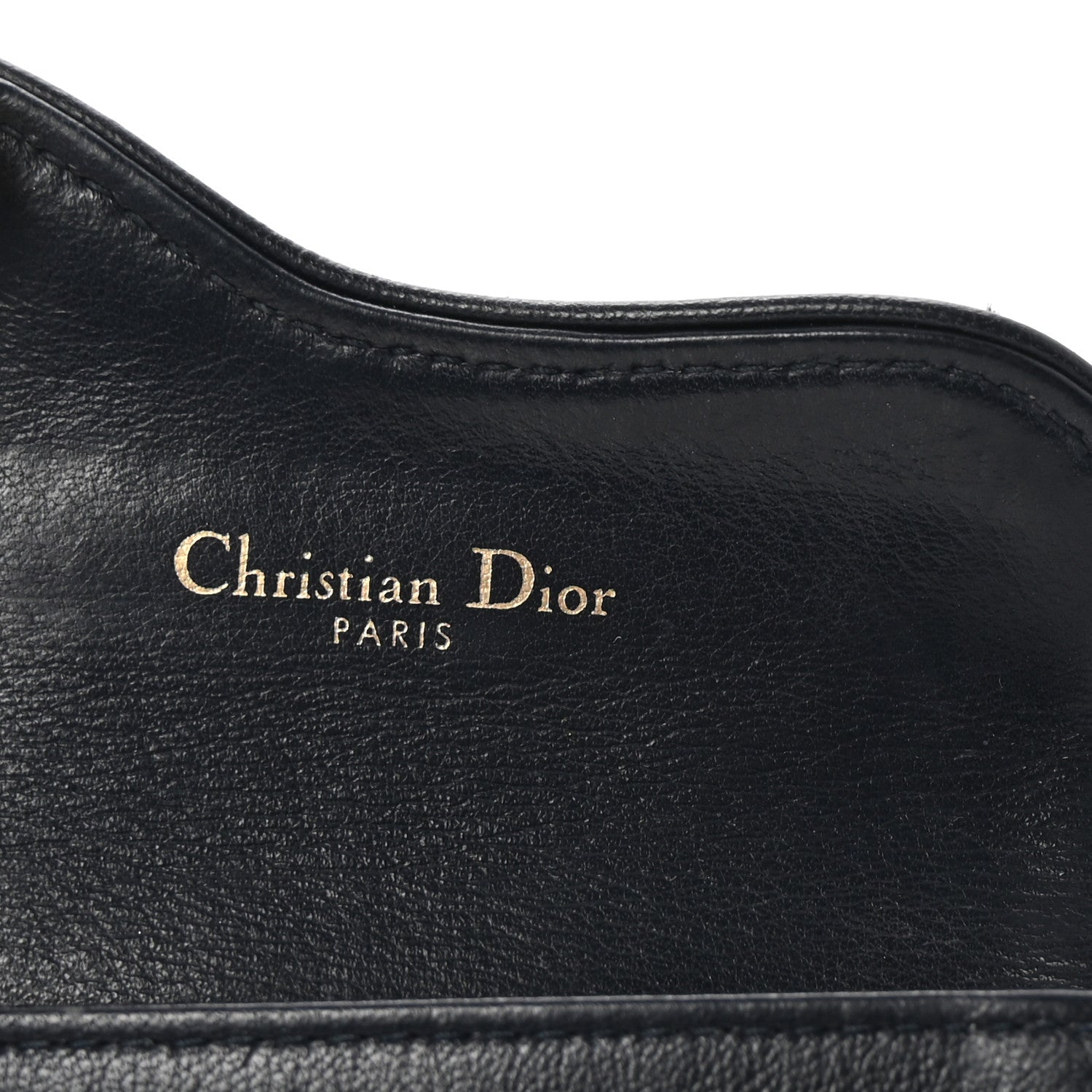 Christian Dior Oblique Saddle Card Holder Blue 6 of 7