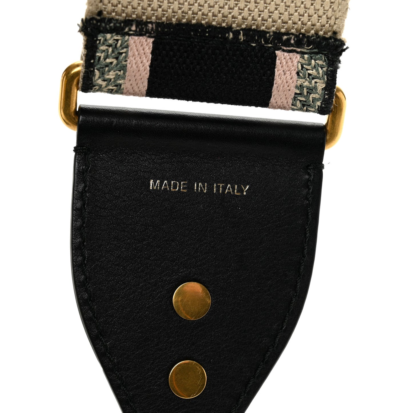 Canvas Embroidered Shoulder Strap Rose Multicolor