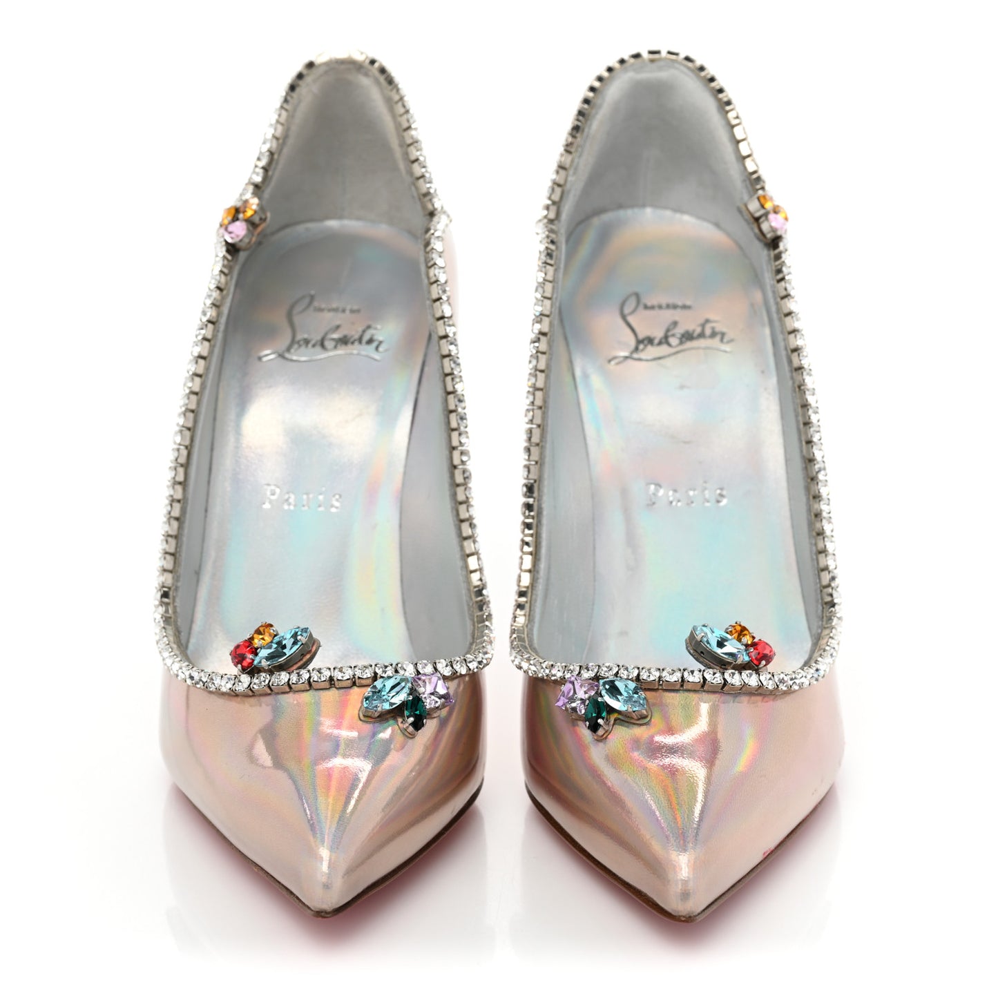 Patent Psychic Chick Queen 100 Pumps 37 Iridescent
