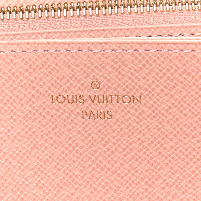 Louis Vuitton Damier Azur Zippy Wallet Rose Ballerine 6 of 8