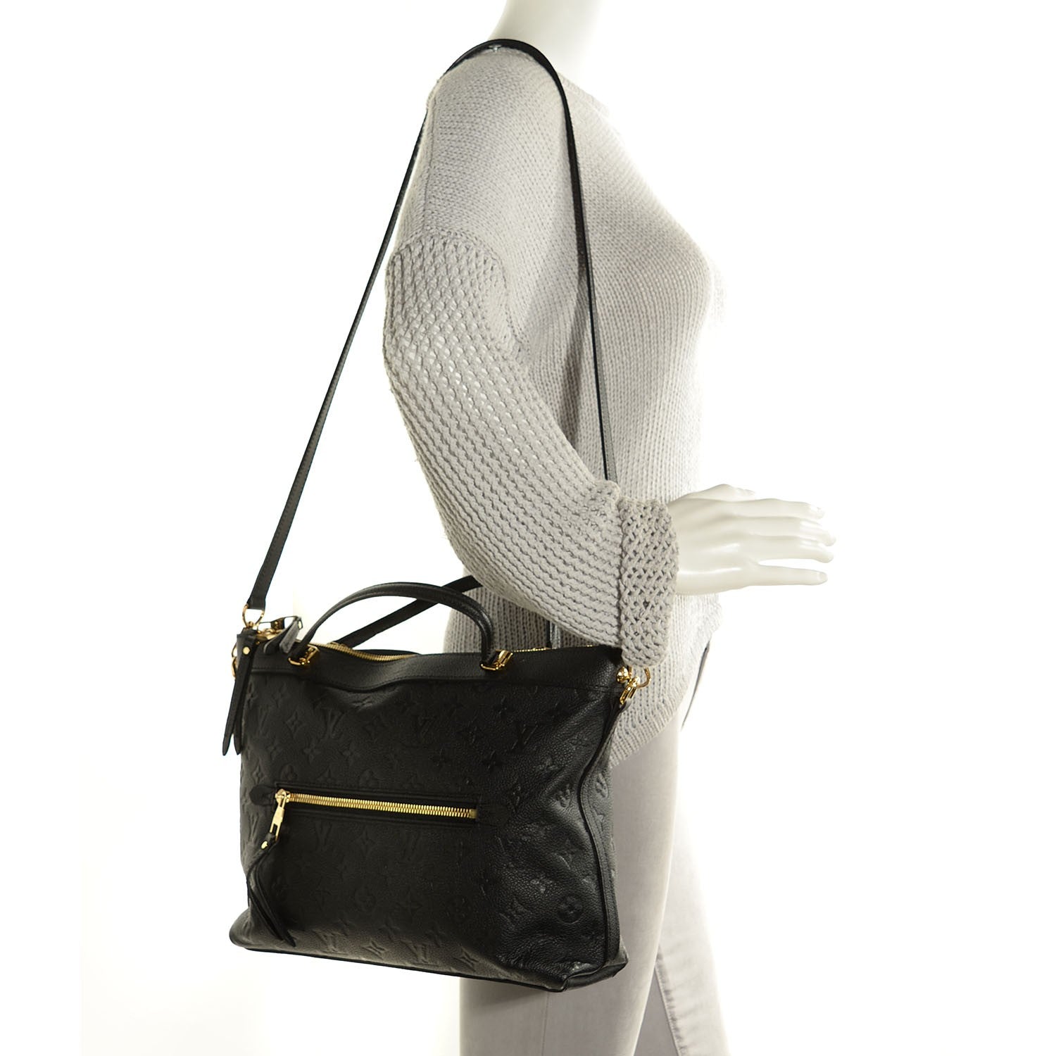 Louis Vuitton Empreinte Bastille PM Black 2 of 8