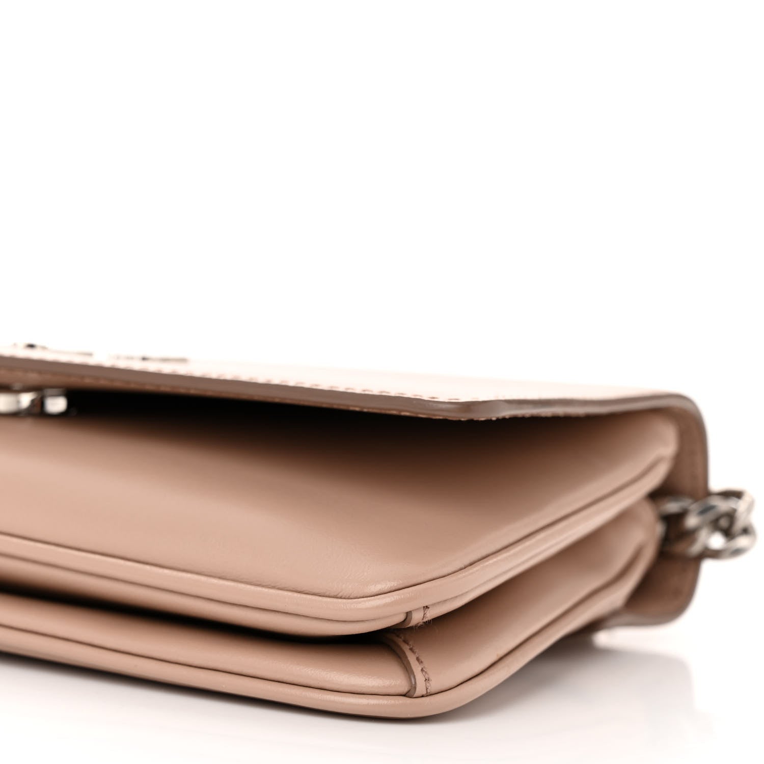Prada Soft Calfskin Saffiano Chain Crossbody Bag Cipria 12 of 12