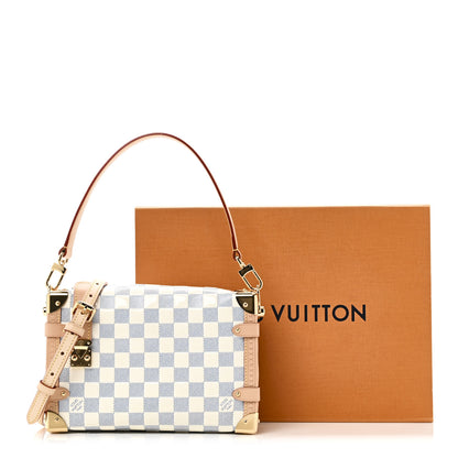 Louis Vuitton Damier Vernis Calfskin Side Trunk MM Celeste Blue 10 of 10