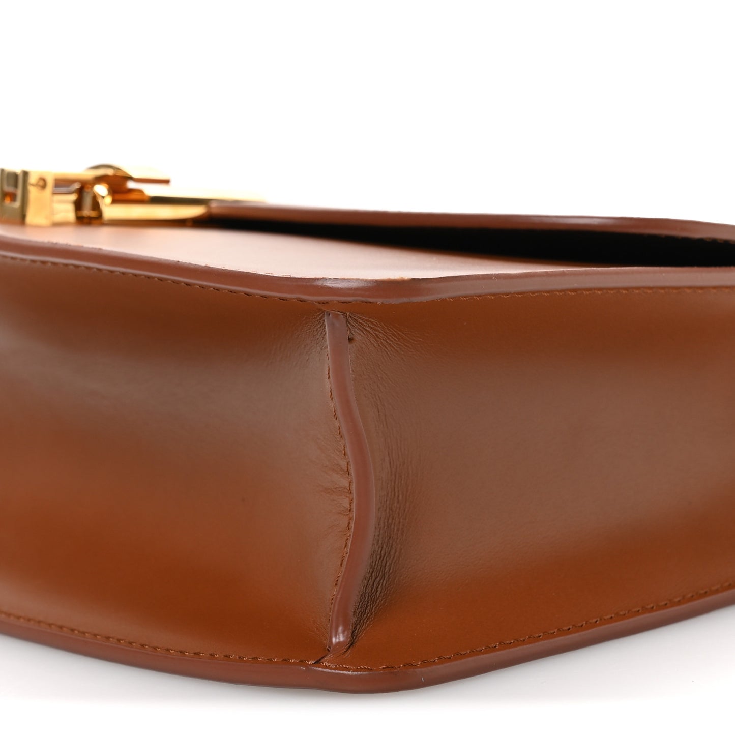 Sleek Calfskin The Sofia 8.75 Crossbody Twany
