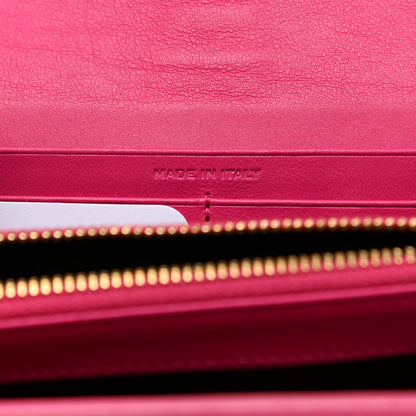 Saint Laurent Calfskin Classic Y Ligne Wallet Fuchsia 7 of 10