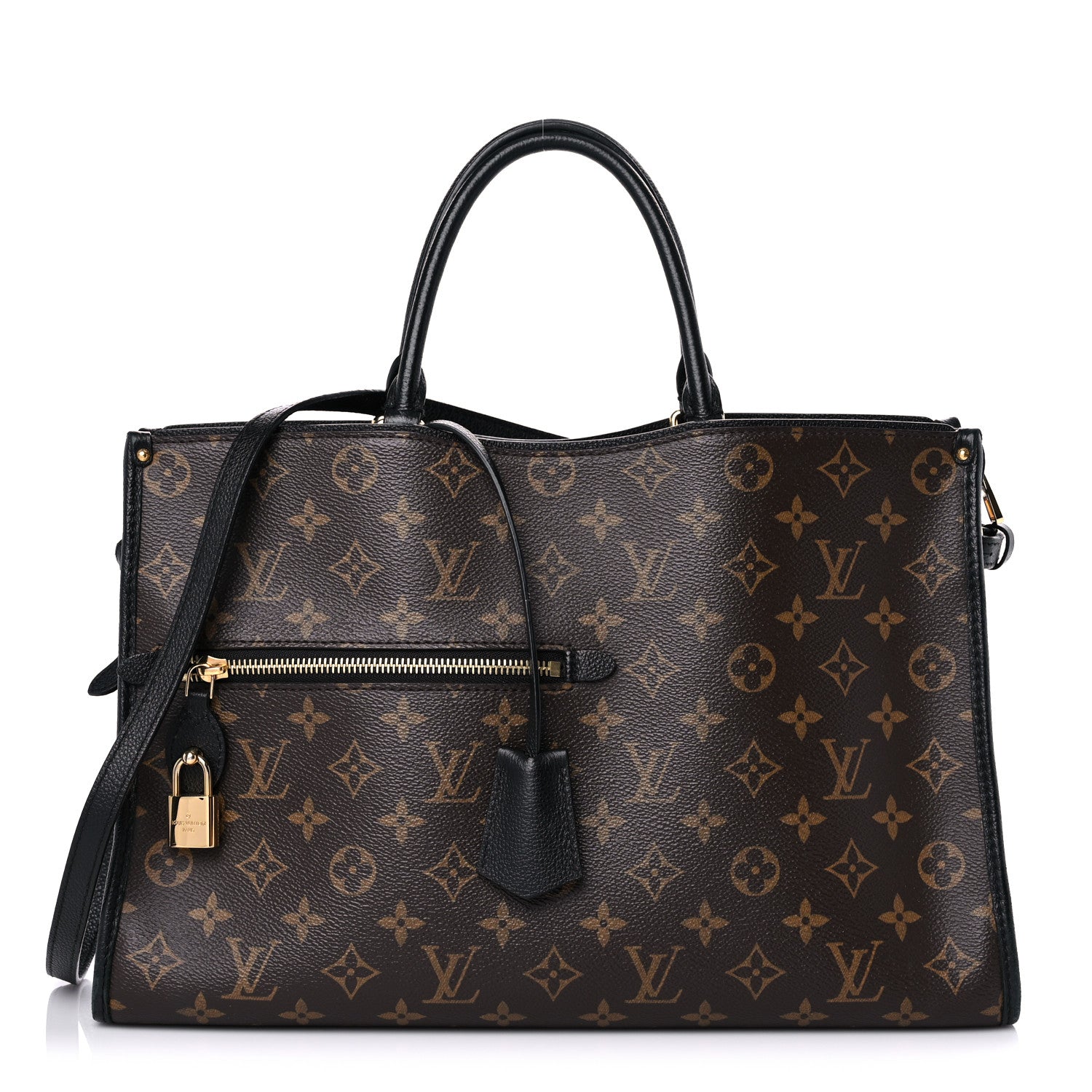 Louis Vuitton Monogram Popincourt MM Black 1 of 12