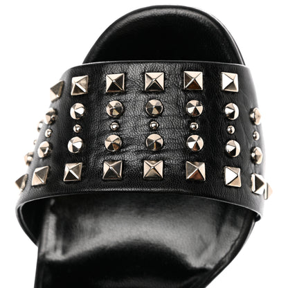 Gucci Malaga Kid Studded Leila Ankle Strap Platform Sandals 35.5 Black 11 of 11