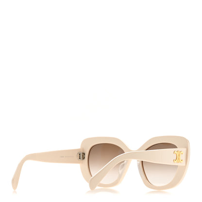 Celine Acetate Triomphe 01 Sunglasses CL 40226U White 4 of 7
