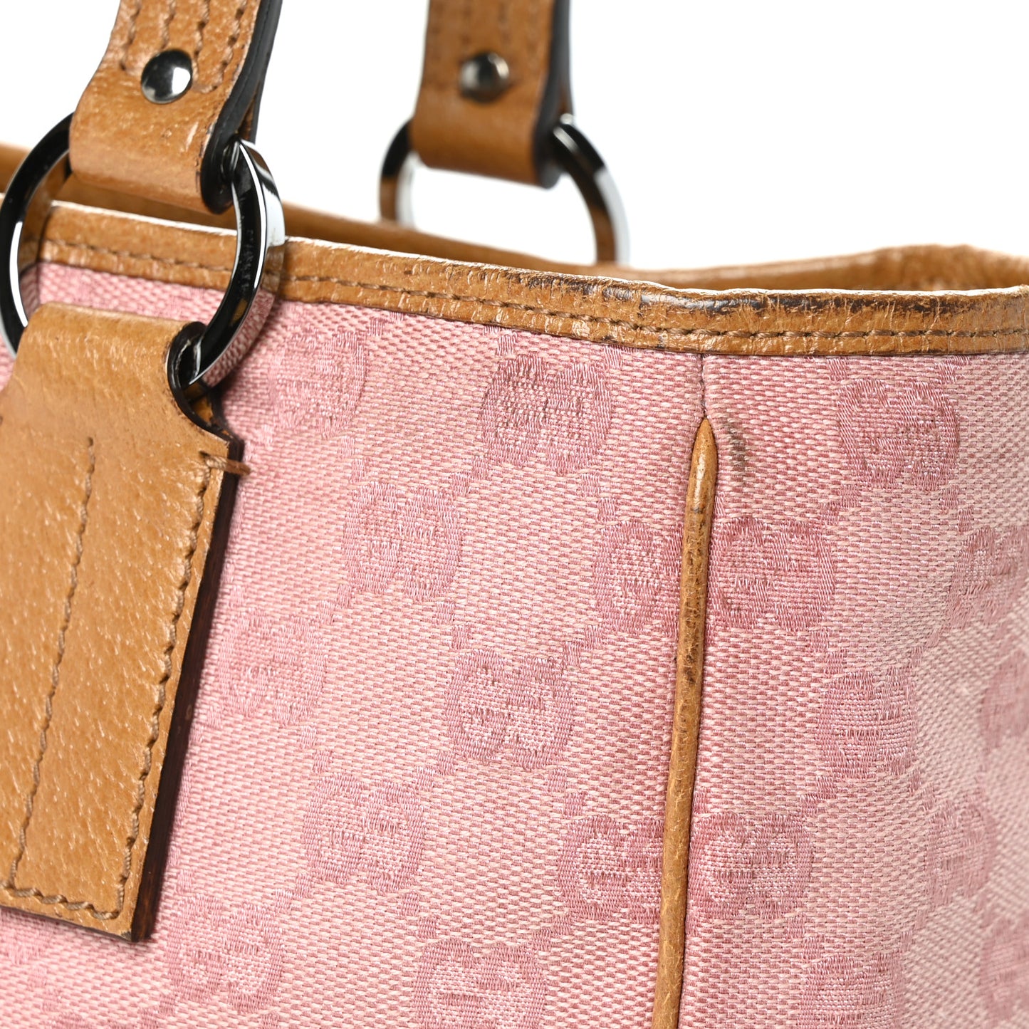 Monogram Medium Tote Pink
